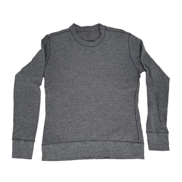 Lululemon Sweater Mens purple & Grey Performance Activewear Top reversable - Picture 2 of 12